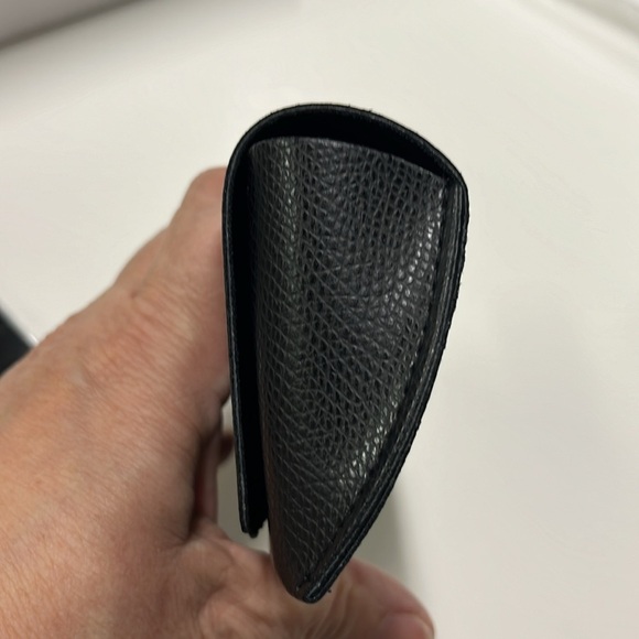 CELINE PARIS NWT NIB Black Flap Close Eyeglass Case w/ Sealed Microfiber Cloth - Picture 10 of 12